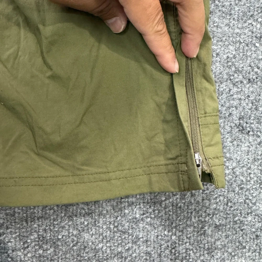 REI Olive Green Convertible Cargo Pants - Picture 6 of 13